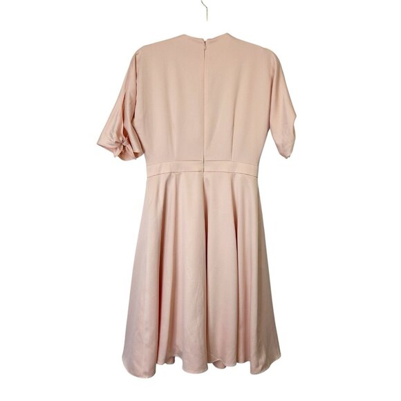 Gal Meets Glam Debbie Satin Dress Women’s Size 6 Pink - Picture 2 of 11